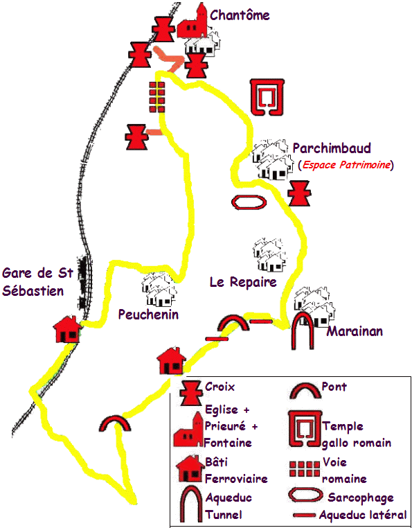carte circuit découverte patrimoine